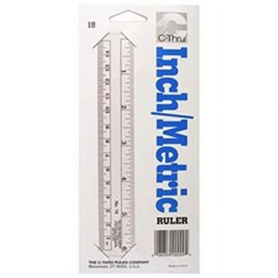 Westcott 12" Co-Ed Plastic Ruler
