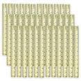 thumbnail image 1 of Westcott 12" Hole Punched Wood Ruler English and Metric With Metal Edge, Pack of 36, 1 of 3