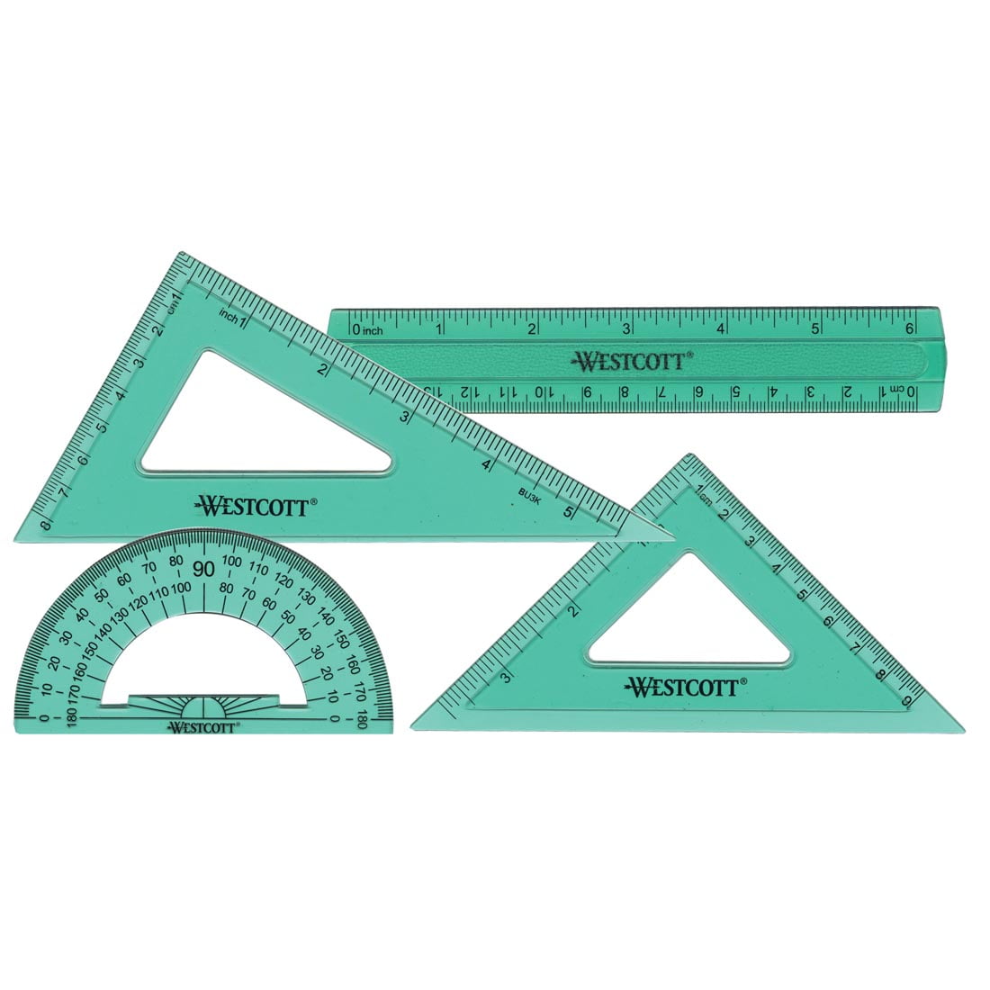 ACME Westcott 4-Piece Flexible Math Set