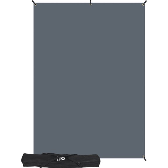 Westcott 5x7' Neutral Gray X-Drop Kit, Includes Backdrop, Stand, Travel Case