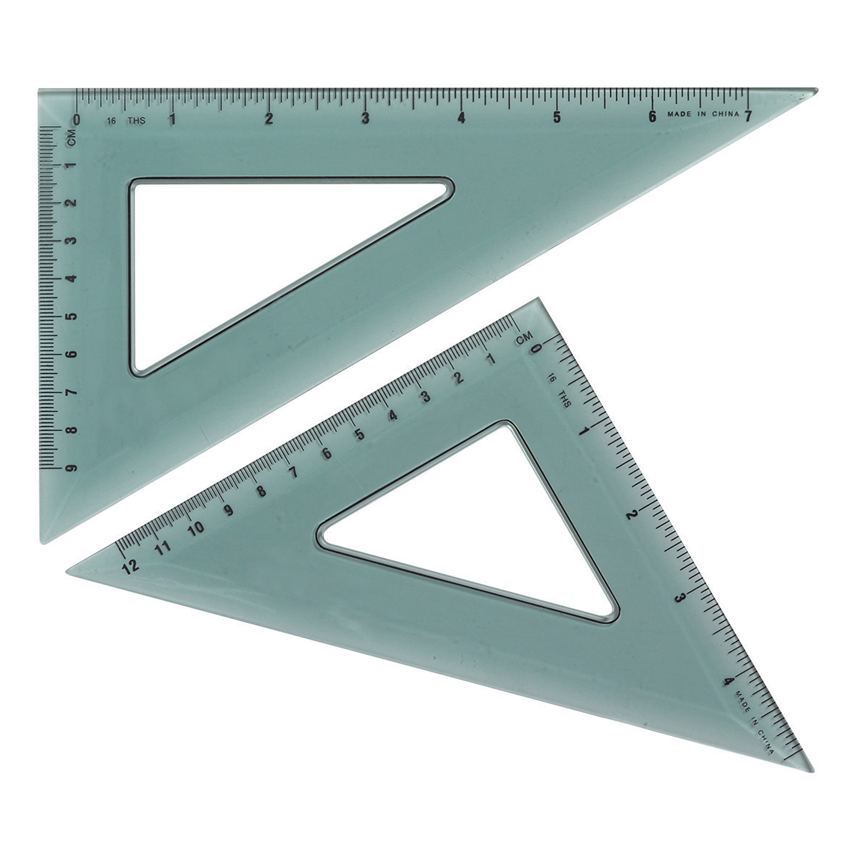 Westcott Ruler and Protractor Combo Set,, Metric, 8, 20cm (KT-2)