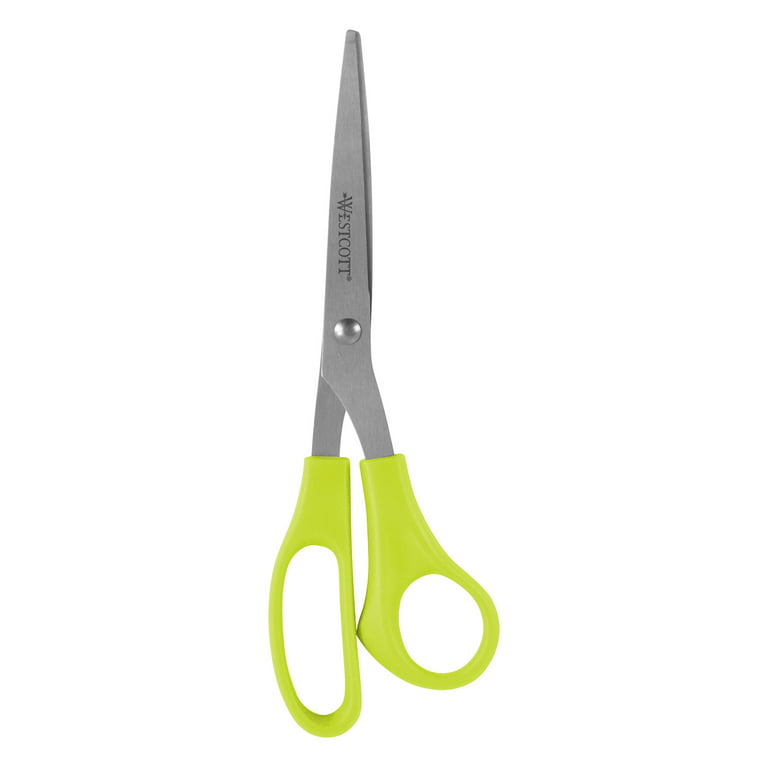 Westcott 8 All Purpose Scissor, Lime Green 