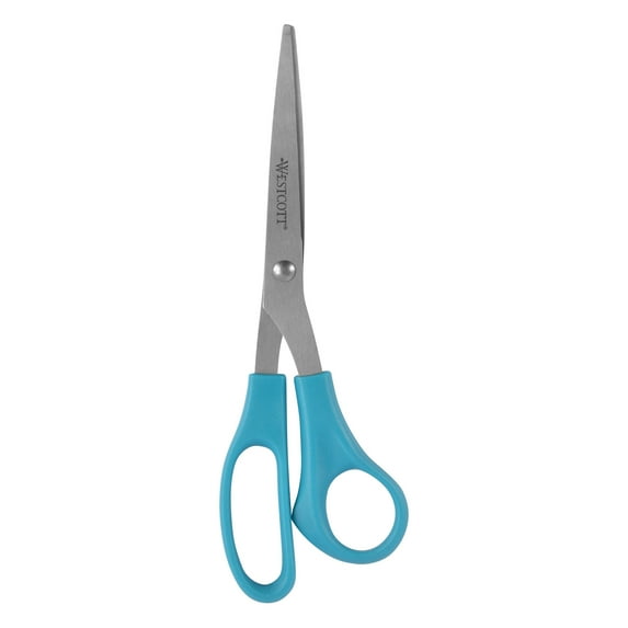 Westcott 8" All Purpose Straight Scissor, Teal