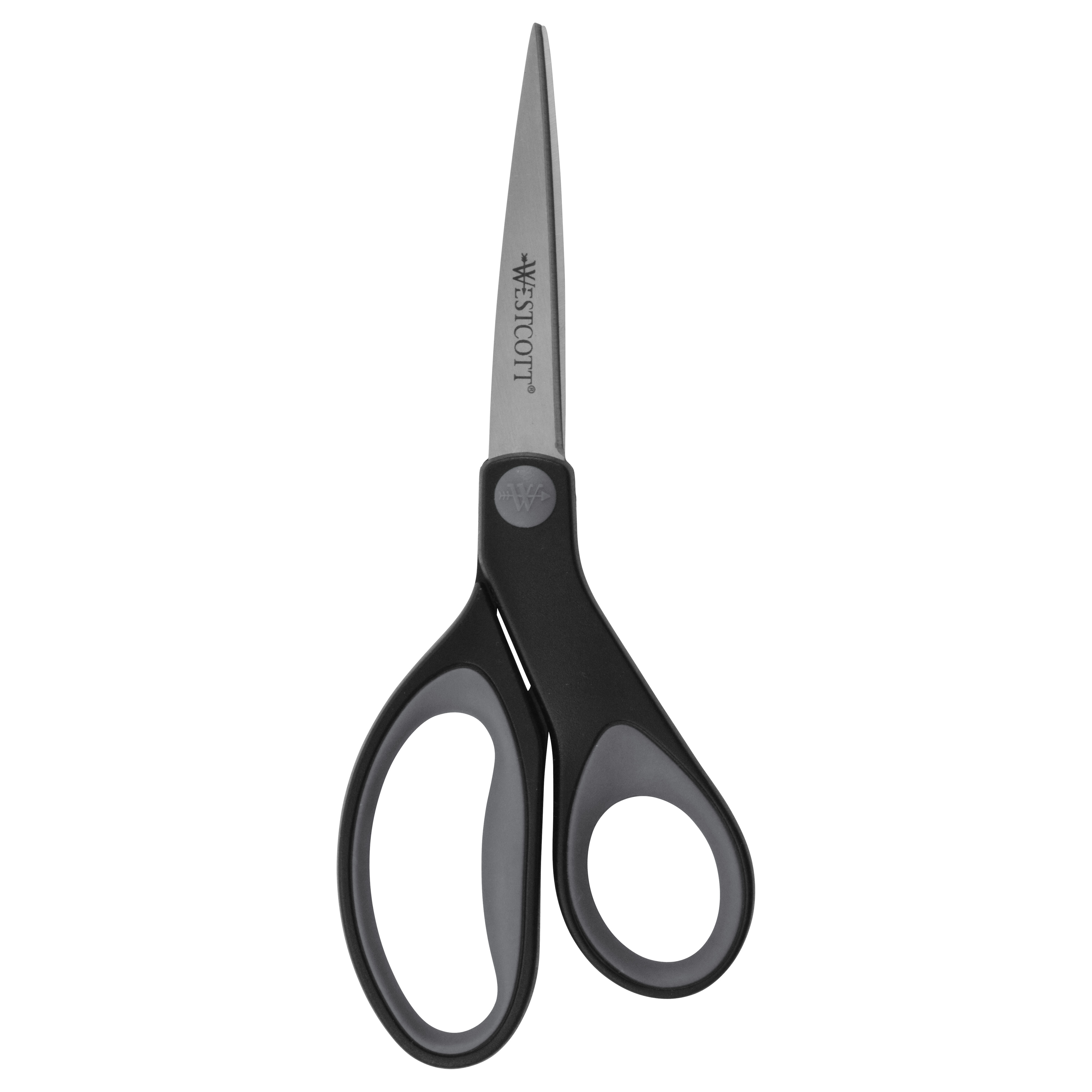 Westcott 8" Fun & Fashion Scissor (Gray and Black) - image 1 of 4