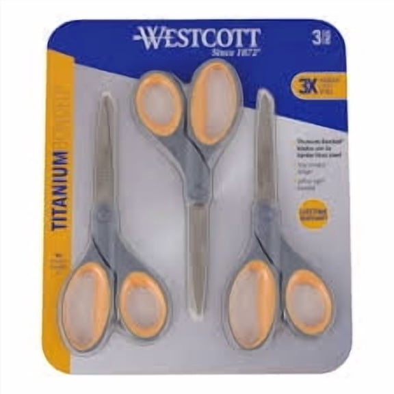 Westcott 8 Titanium Bonded Scissors 3 pk. 3