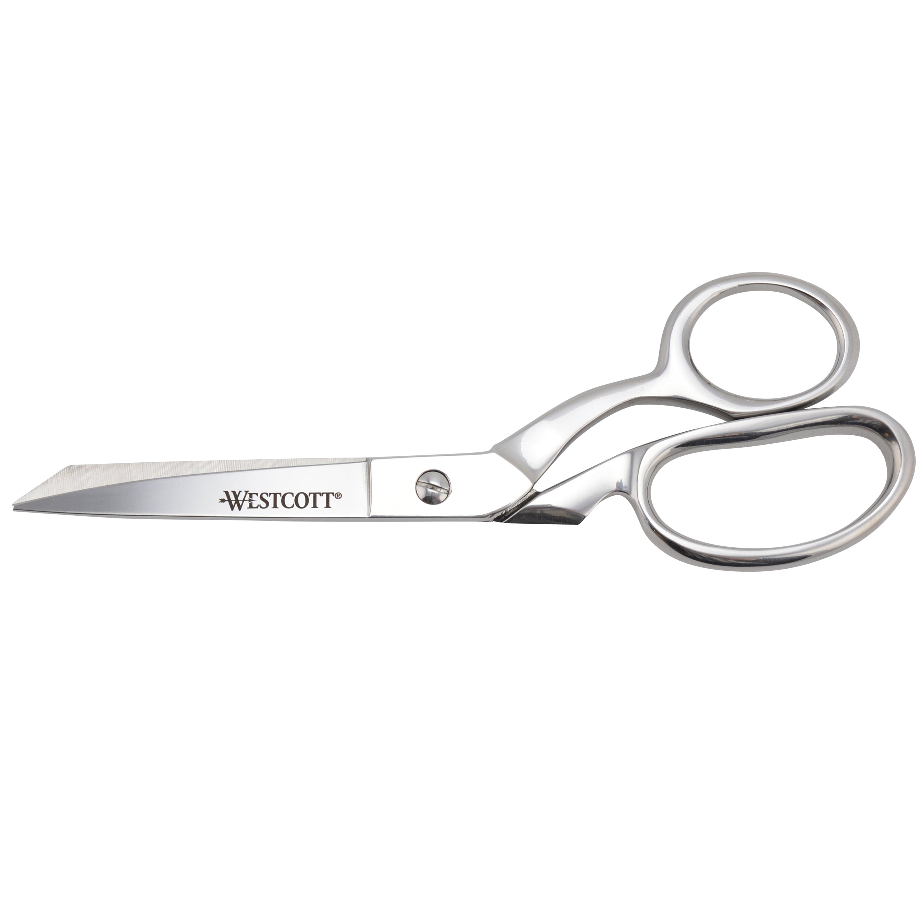 Westcott 8-Inch Forged Heavy Duty Scissors with Knife-Edge for Paper and Fabric