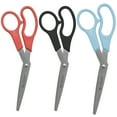 thumbnail image 1 of Westcott All-Purpose Scissors, 8", Stainless Steel, Bent, for Office, Multicolor, High School, 3-Pack, 1 of 9