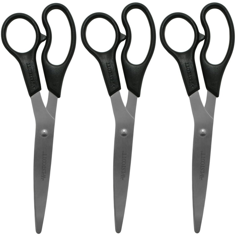 Lot of 12 All Purpose Scissors 8 Stainless Steel Home Office School