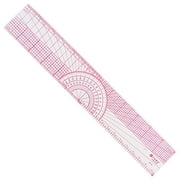 Westcott Beveled Protractor Ruler, 12", Transparent B-75