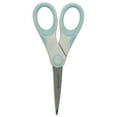Westcott Carbo Titanium, NonStick Scissors, 5", for Craft, White/Blue