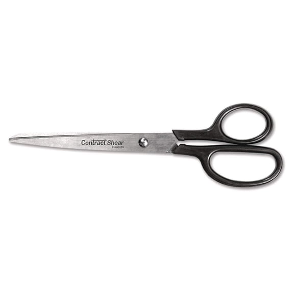 Westcott 8" Stainless Steel Scissors, Black Handles  12 Pack (10572-003)