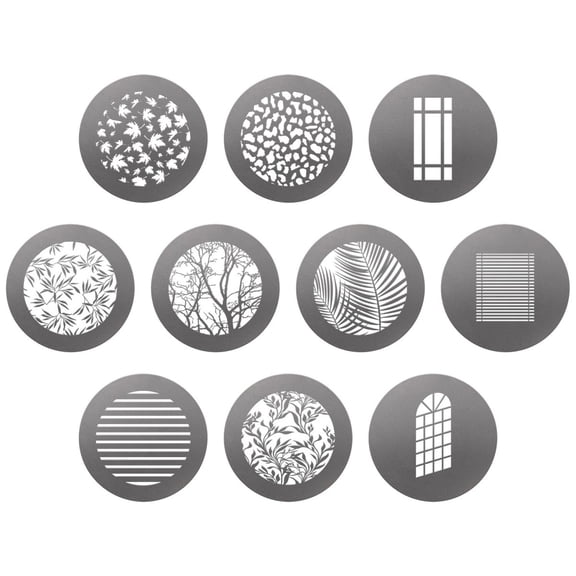 Westcott Environmental Gobo Pack for Optical Spot by Lindsay Adler, 10-Pack