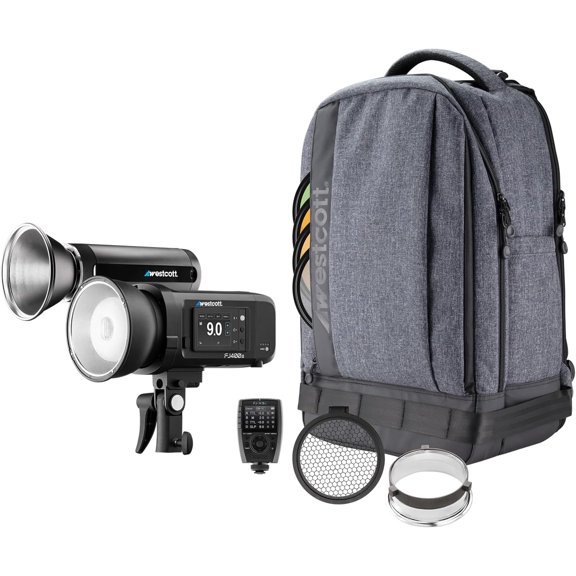 Westcott FJ400 II/200 2-Light Portable Portrait Flash Kit with FJ-X3 M Universal Wireless Trigger