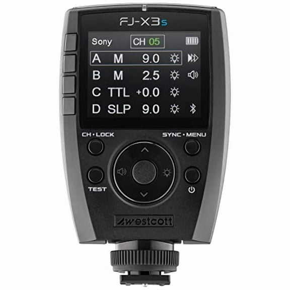 Westcott FJ-X3s 2.4GHz TTL Wireless Flash Trigger for Sony Cameras, Black