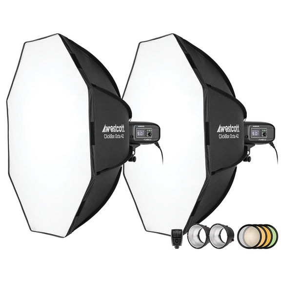 Westcott FJ400-SE 400Ws Daylight Studio Strobe 2-Light Kit with FJ-X3 S Wireless Trigger for Sony Cameras
