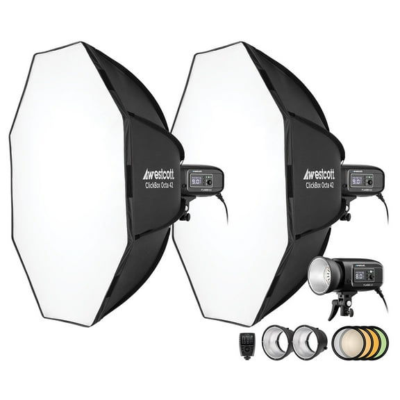 Westcott FJ400-SE 3-Light Studio Strobe Kit with FJ-X3 M Universal Wireless Trigger (110V)