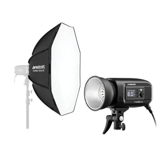 Westcott FJ400-SE Studio Strobe 400Ws and ClickBox Octa 42 Softbox Bundle (2 Items)