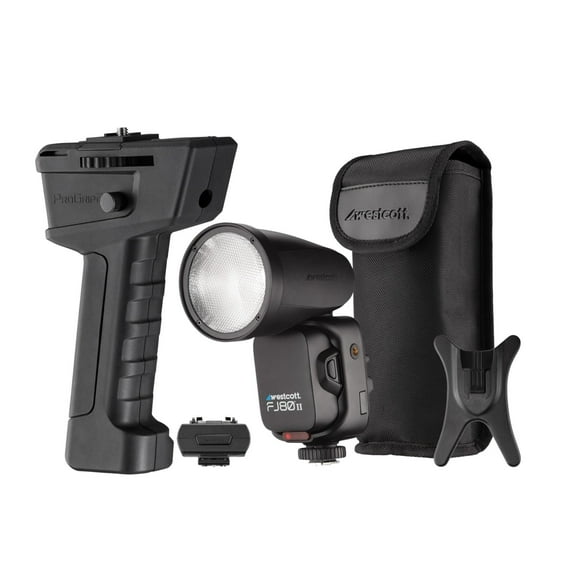 Westcott FJ80 II Universal Touchscreen Speedlight with Adapter for Sony Bundle