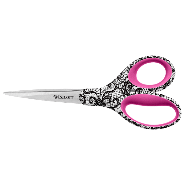 Westcott Fashion Pattern 8" Scissors - Left/Right - Stainless Steel