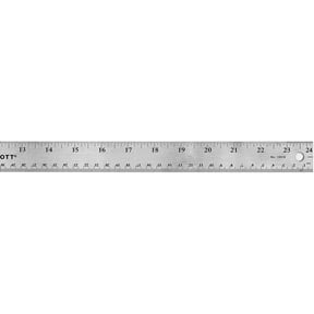 Westcott Flexible Stainless Steel Ruler - 24", Flexible