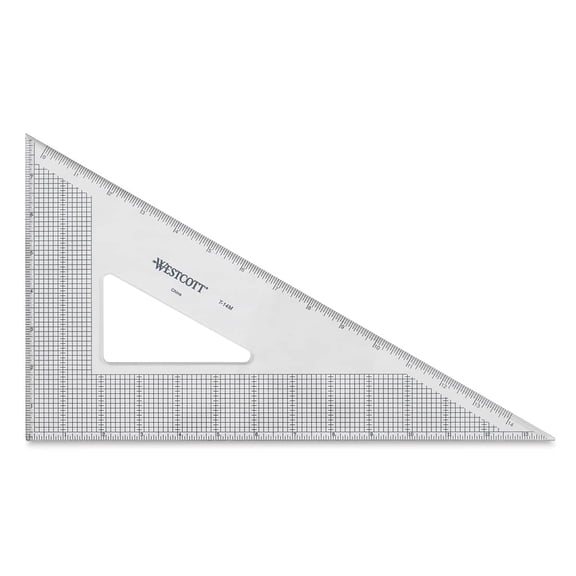 Westcott Gridded Triangle - 14", 30-60 Degree