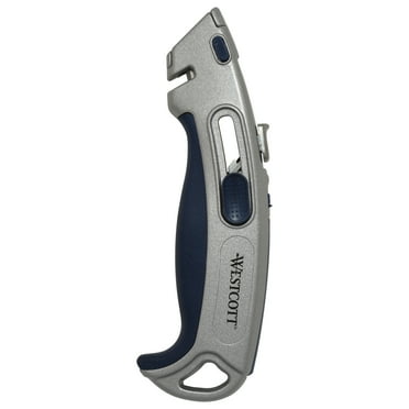 Westcott Heavy Duty Straight Blade Utility Cutter, Silver, 1-Count