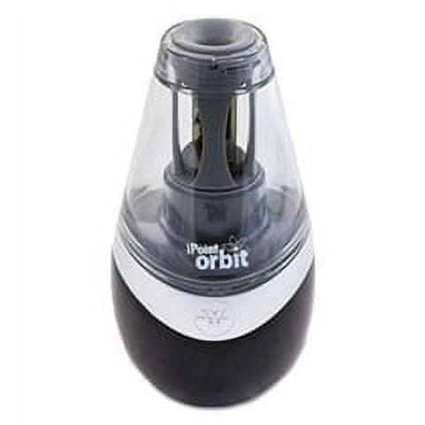 Westcott iPoint Orbit Black Battery-Powered Pencil Sharpener