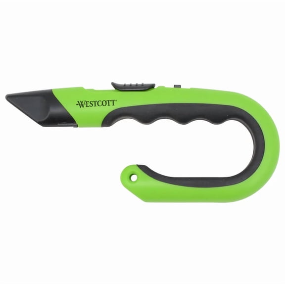 Westcott J Hook Ceramic Safety Cutter with Ergonomic Handle