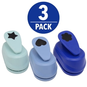Westcott Jumbo Paper Punch Set, for Craft, Multi-Color, 3 Piece