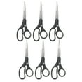 thumbnail image 1 of Westcott KleenEarth Basic 8" Scissors, Straight, Black, Pack of 6, 1 of 4
