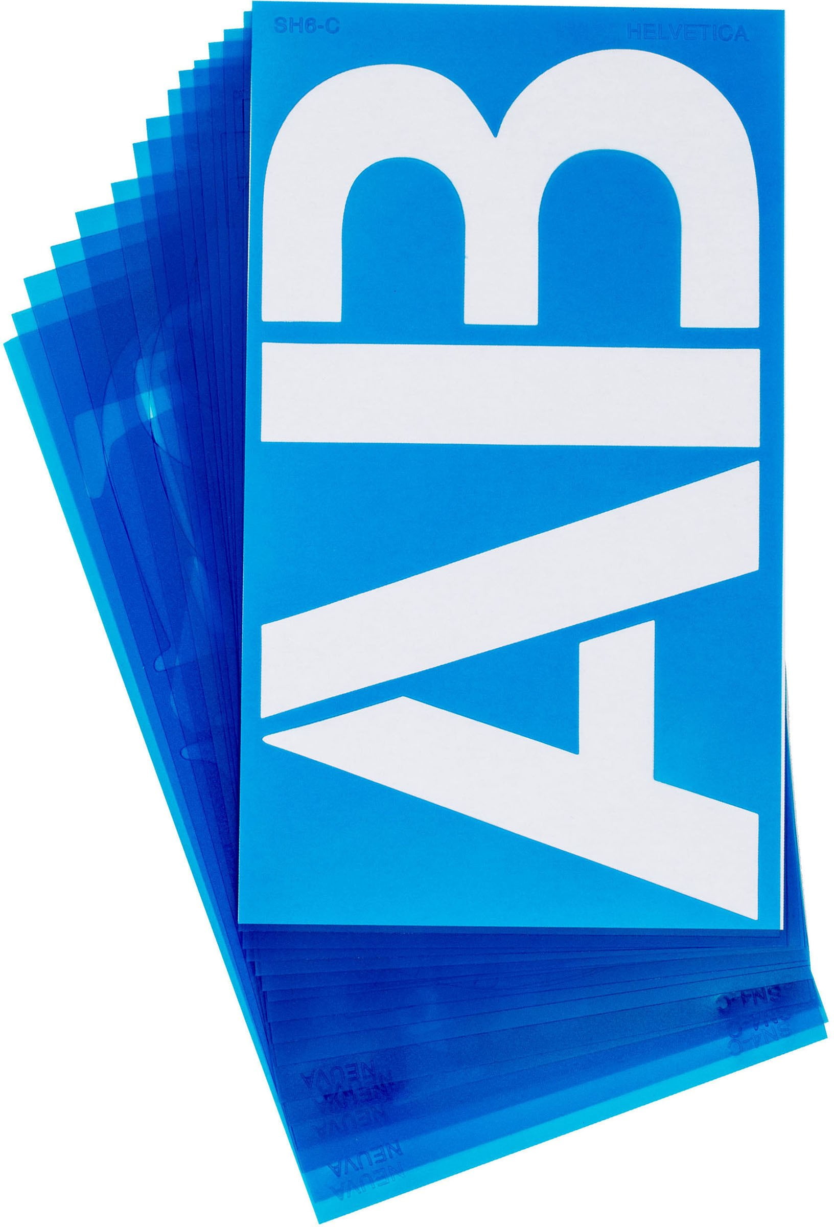 Westcott LetterCraft Stencil, Helvetica Font, 6Inch Characters (15829