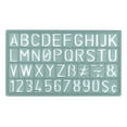 thumbnail image 1 of Westcott Lettering Guide, Letters and Numbers, 5 x 10 Inches, 1 of 2