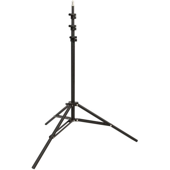 Westcott 8' 3-Section Lightweight Photography Light Stand with 5/8 Mounting Stud, Black Anodized