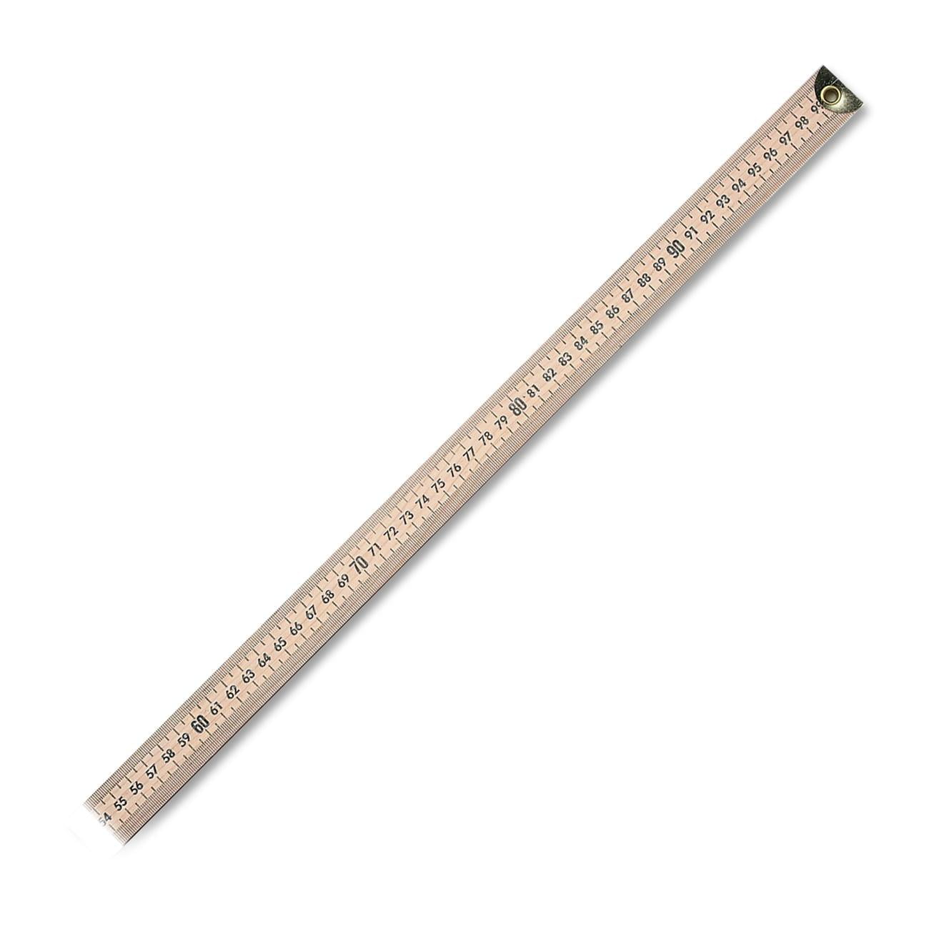 Westcott Meter Stick Ruler with Brass Ends, Clear