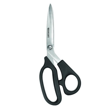 Westcott Multipurpose Scissors, All Purpose Plus, 8", Bent, High School, for Office, Black, 1 Each
