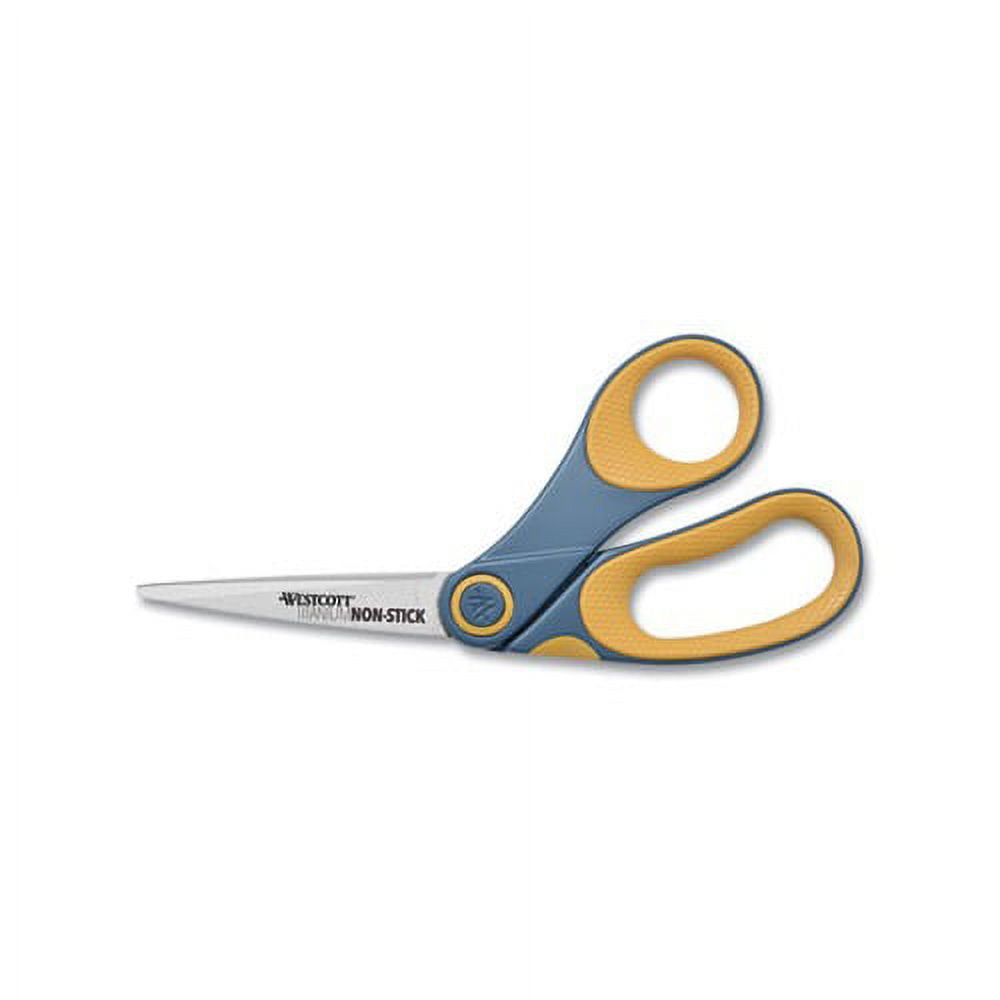Westcott All Purpose Value Stainless Steel Scissors 8 Pointed Assorted Colors Pack Of 3 - Office Depot
