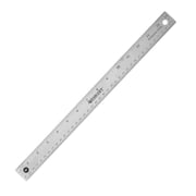 Westcott 15" Steel Office Ruler, Non-Slip, Cork Base, 0.12 lb., Silver, 1-Each, High School Level