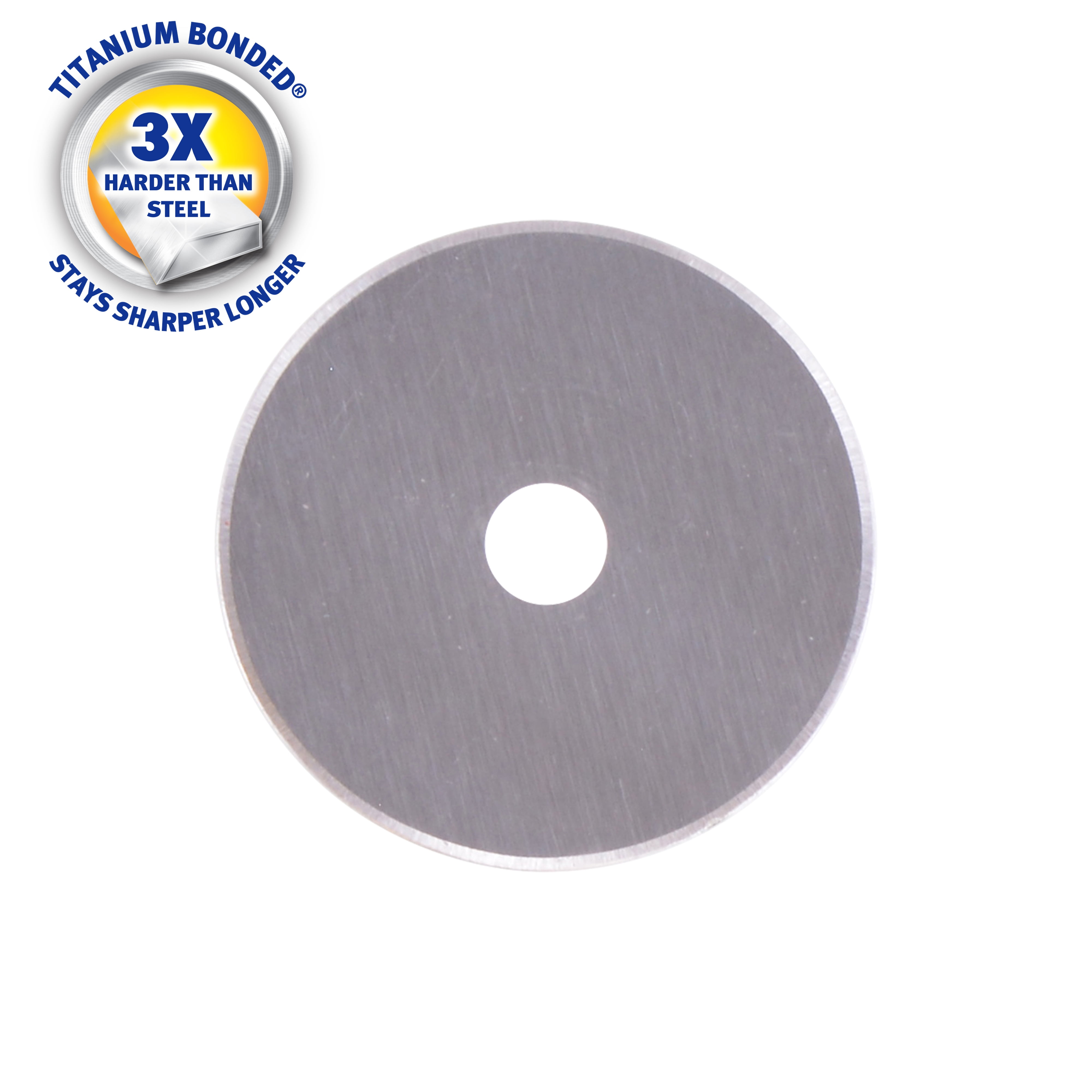 Westcott 45mm Rotary Fabric Cutter Replacement Blade for Sewing, Titanium Bonded, Craft & Sewing Tool, 1-Count