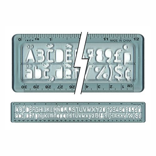 Westcott Combo Lettering Guide