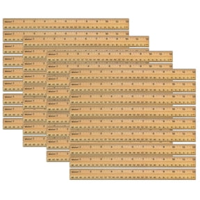 Wood Rulers for Office and School Use