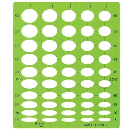Westcott Small Ellipses 2 Template