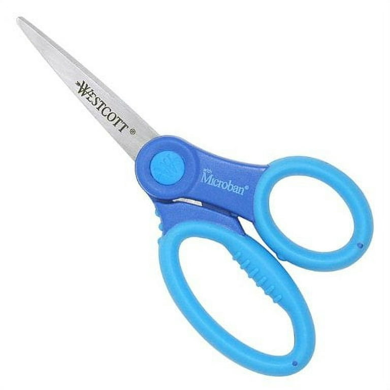 Westcott - Westcott Kids 5 Scissors With Anti-microbial Protection,  Pointed, Assorted Colors