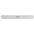 thumbnail image 1 of Westcott 12" Aluminum Ruler, Cork Back, Imperial/Metric, 0.09 lbs. 1-Count, Not Bulk, High School, 1 of 10