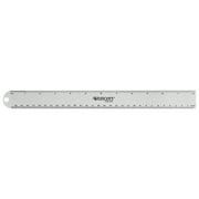 Westcott 12" Aluminum Ruler, Cork Back, Imperial/Metric, 0.09 lbs. 1-Count, Not Bulk, High School