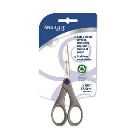Westcott Titanium 5" Microtip Pointed Scissors, 1 Each