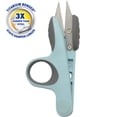thumbnail interactive-video image 1 of Westcott 4.5" Thread Snip Craft Cutter, Titanium Bonded, Blue, Craft & Sewing Tool, 1-Count, 1 of 12