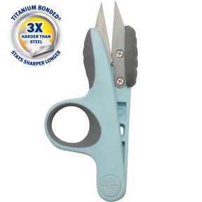 Westcott 4.5" Thread Snip Craft Cutter, Titanium Bonded, Blue, Craft & Sewing Tool, 1-Count
