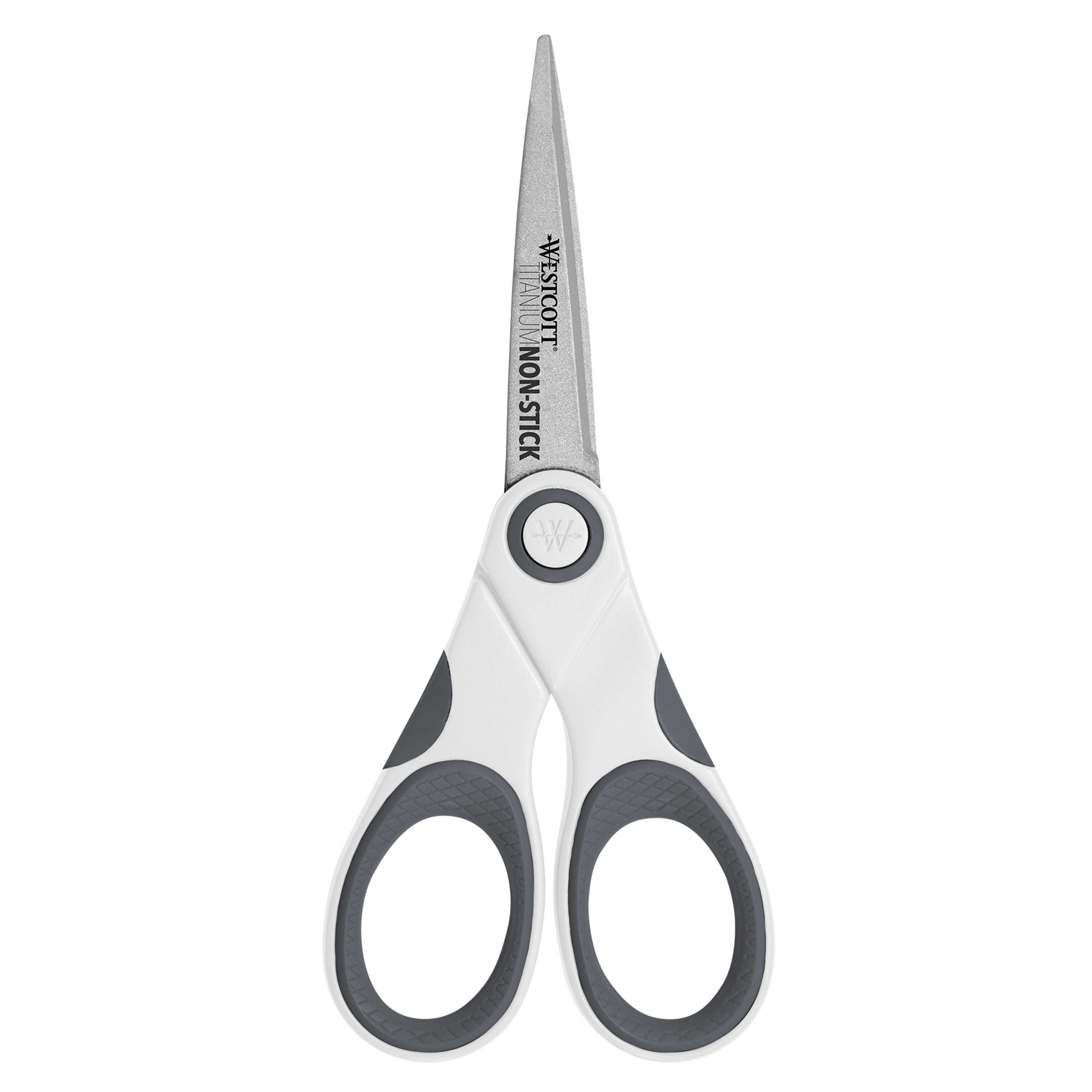 Westcott Titanium Bonded NonStick Scissor, 5", Microtip, Straight, for