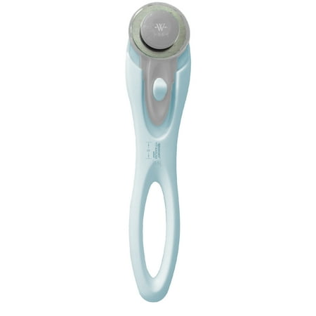 Westcott Titanium Bonded 28mm Rotary Fabric Cutter, Craft Knife - Light Blue, 1-Count