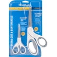 thumbnail image 1 of Westcott Titanium Bonded Craft Scissors - 8" Bent and 5" Straight, White, 2-Pack, 1 of 2